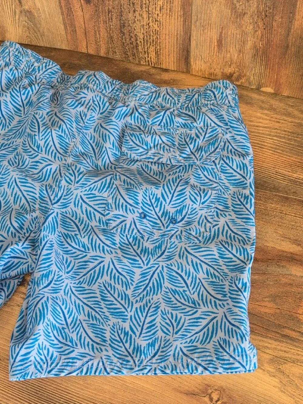 Vineyard Vines Chappy Palm Leaf Print Lined Swim Trunks XS Men's 879A